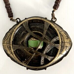 Dr. Strange Glow In the Dark Metal Pendant Eye of Agamotto Cosplay Necklace